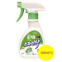 홈키파 초파리싹 내츄럴 알파 살충제, 3개, 580ml