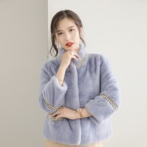 유로컬렉션 밍크코트 핸드메이드 반코트 후드 숏 밍크코트 캐시미어 알파카 모피 코트 의류 전체 밍크 젊은 작은 향수 스타일 밍크 코트 여성 새로운 짧은 보라색 밍크 색상