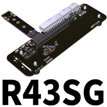 노트북외장그래픽카드 ADT R3G 노트북 그래픽 카드 외부 전송 M.2 NVME PCIE3.0X4 확장 도크 최대 속도 안, 01 주황색_01 0.25M