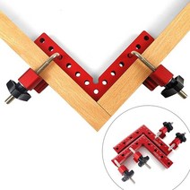 90 도 직각 눈금자 정확한 DIY 알루미늄 합금 고정 클램프 목재 코너 목공 액세서리, 1개