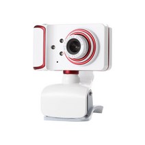 데스크탑 컴퓨터 클립 USB HD 홈 나이트 비전 노트북 PC 녹화 회의 웹캠 카메라 마이크와 통신 사무실, 01 WHITE