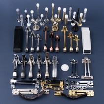 도어스토퍼 현관 말발굽 현관문 무타공 자석 일자스토퍼 문닫힘방지 스프링 안전고리, A-01 도어범폰 44mm