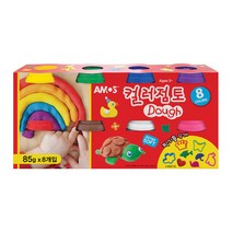 아모스 컬러점토 85g x 8색