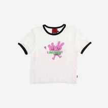 [정품] (W) 헤븐 바이 마크 제이콥스 노부 로고 베이비 티셔츠 초크 Heaven by Marc Jacobs Nobu Logo Baby T-Shirt Chalk