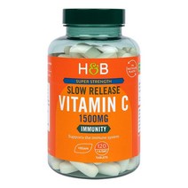 Holland & Barrett 홀랜드앤바렛 하이 스트렝스 슬로우 릴리즈 비타민C 1500mg 120정