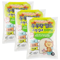 배송비x 두부랑 캣츠 가는입자 오리지날 7L x 3개 세트(473784), 바른두부 오리지널 7L 3개