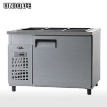 유니크 반찬냉장고 1200 UDS-12RBAR 영업용 업소용 밧드별도, 아날로그, 메탈, 오른쪽