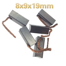 전동칫솔모 리필 전동칫솔모 리필 5pcs 6x6x13.5 7x7x12.4 8x8x19 8x9x19mm 자동차 전기 히터 팬 라디에이터 송풍기에 대 한 높은 구리 탄소 브러시호환, 5개 8x9x19mm