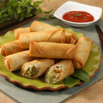 랜시푸드 점보야채춘권 50g 20입 튀김, 2개