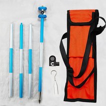 측량장비 토탈 스테이션을위한 새로운 미니 360 도 프리즘, 02 파란