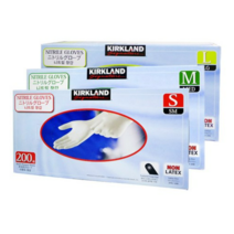 커클랜드 시그니춰 다용도 니트릴 장갑 (S사이즈), 01. 커클랜드 니트릴장갑/S 200매 (100켤레)