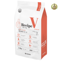 라이브잇 유한양행 Recipe V 강아지 연령별 맞춤식사료, 15개, 1.2kg, 퍼피