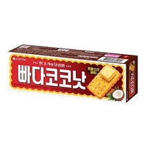 롯데제과 빠다코코낫 100g 2개 간식 과자 아이들간식 디저트 1세트, 7세트