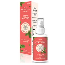 모스넷 모기기피제 60ml 스프레이 민트향 모기퇴치제, 1개