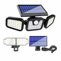 LED 모션동작 태양광 센서등 야외 정원등 조명등 태양광 36구 감지벽부등 정원등 LED조명 야외조명, 흰색