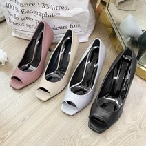 여성 토오픈힐 다양한코디 8cm굽 하이힐 여름구두 여성펌프스힐 여성하이힐 여성로우힐 여성미들힐