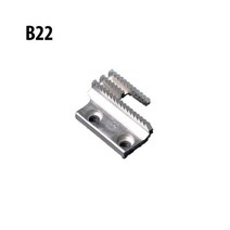 초음파컷딩기 레이저 슬라이딩 재봉틀 B22 공업용 침판 박음질 치아, 02 2