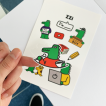 [찌라노] 캐릭터 칼선 스티커 다이어리/다꾸/폴꾸