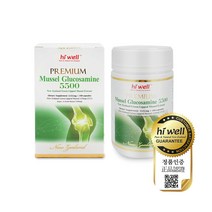 [본사직배송]하이웰 프리미엄 초록입홍합 글루코사민 5500 180캡슐/그린머슬 뉴질랜드, 2개(본품+사은품 2종)
