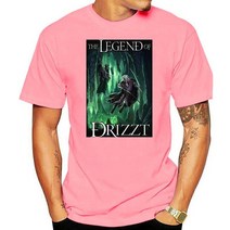 직조기 Drizzt Do39Urden-베틀의 과일 티셔츠 Salvatore 드리프트 스타일 빈티지 티셔츠의 전설, [04] M, [17] Men Deep pink