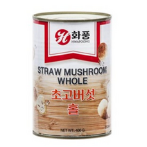 화풍 초고버섯 (홀) 버섯 통조림, 400g, 6개