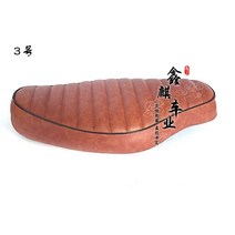 슈퍼커브2인시트 슈퍼커브1.5시트 슈퍼커브리어시트 슈퍼커브텐덤시트 슈퍼커브탠덤시트, 엘, 갈색 애벌레 검은 이빨, 1개