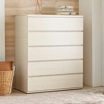 로쏘 카네파 대용량 5단 서랍장 1000, 화이트