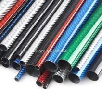 카본파이프 컬러 탄소 섬유 튜브 3k 광택 표면 외경 6mm 8mm 10mm 12mm 16mm 18mm 20mm 길이 500mm 녹색 파란색 빨간색 은색 주황색, 1pc 14x12mm 녹색, 1pc 14x12mm 녹색