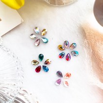 스와로브 2303 페어 물방울 8x5mm 20 color F, 03. 골든섀도우