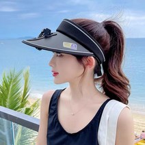 여성 UV 자외선 차단 여름 썬캡 선풍기 모자 USB 충전식 선풍기 모자