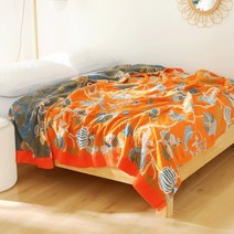 봄이불 여름이불 북유럽 100% 코튼 담요 시원한 이불 싱글 더블 킹 사이즈 부드러운 통기성 침대보 보호