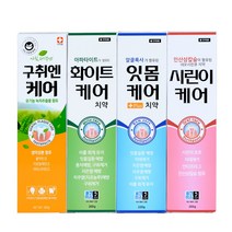 켄트치솔 KENT 오리지널 네오메디칼 화이트케어 시린이케어 잇몸케어 구취엔케어 기능성치약 4종 약국치약, 구취엔케어치약