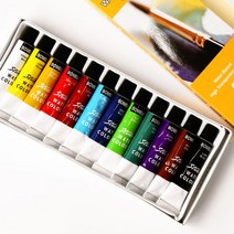 [핸즈스토어] 전문가용 12색 수채화물감 12ml
