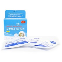케어 구강청결 핑거티슈 Dry type 30매 애견 치석제거, 상세페이지 참조