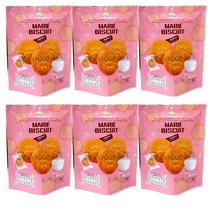 [덕부아] 마레비스킷 60g (핑크), 6개