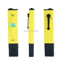 디지털 전기 전도도 측정기 펜 유형 수질 분석기 수족관 낚시 산업 LCD 백라이트 EC 테스터, 한개옵션0
