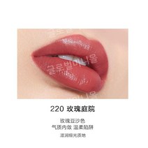 퍼펙트다이어리 리틀 블랙 다이아몬드 립스틱 화이트닝 수분 공급 립 스테인 발렌타인, 220 로즈 코트야드