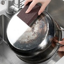 올인템 눌러붙은 찌든때 제거 매직 스펀지 만능 스텐 수세미 고급형 개별포장, 10개, 1개