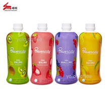 세미 후루티 스무디 1.8kg 모음 /딸기/키위/베리믹스/망고/스무디/쉐이크/퓨레/농축액/시럽/소스/생과일/주스/음료/과일원액/베이스/아이스크림/빙수/토핑, 1개, 세미 키위 스무디 1.8kg