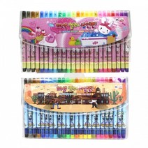 꿈드림22 영아트 7000 24색 칼라 사인펜 싸인펜, 여아용