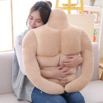 킹받는선물 신박한 마니또 쓸데없는 웃긴 근육질 인형, 남자 근육질 인형, 약 65x60cm