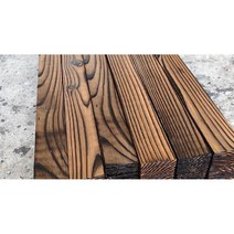 방부목 데크 합성 목재 나무재단 줄무늬 나뭇결 인조 DIY, 두께 2.9x너비 30cm 길이 4m