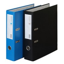 문화 B840-7 지레쟈 LA장식 레버아치 바인더 70mm A4, 검정