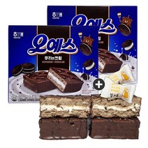 주전부리몰 해태제과 오예스 쿠키앤크림(12입) x 2각(+밀크츄 2개 포함), 24개입, 30g