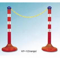국제안전공사 차단봉(플라스틱) KP-1오렌지, 단일 수량
