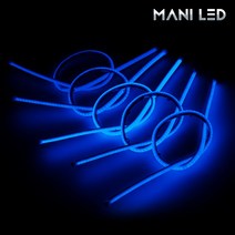 초슬림 실리콘 면발광 LED바 30/60cm - 자동차 아이라인 스마일등, 실리콘 면발광 LED바 30cm 03_블루, 1개