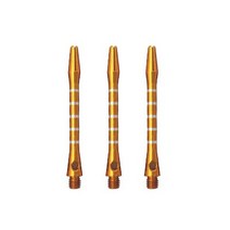 전자 업소 다트18 개/대 다트 샤프트 액세서리 여섯 색상 알루미늄 나사 비행 표준 2BA 긴 48mm 도매, 01 Golden