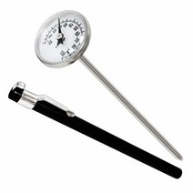 아쿠바 아날로그 만년필 중심온도계 100C 클립 포함