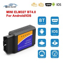 자동차 튜닝 BMW 코딩 OBD2 자동차 차량 스캐너 진단기 볼트 매타 androidios elm327 v1.5 obd2 odb2 블루투스 호환 4.0 elm 327 v 1 5, 헐 bt4.0