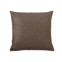 공유라이프 편안한 린넨 소파 쿠션, 브라운